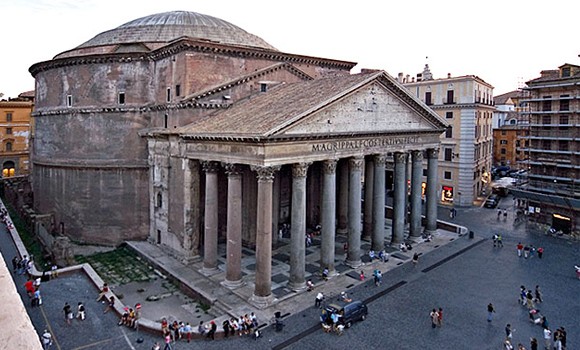 Hadrian's pantheon, which still stands as a Catholic Church, was originally made to worship all Gods - for Rome in an era of spirituality